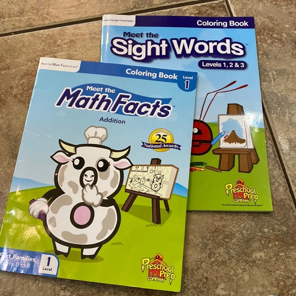preschool prep | Toys | Preschool Prep Coloring Books Math Facts ...